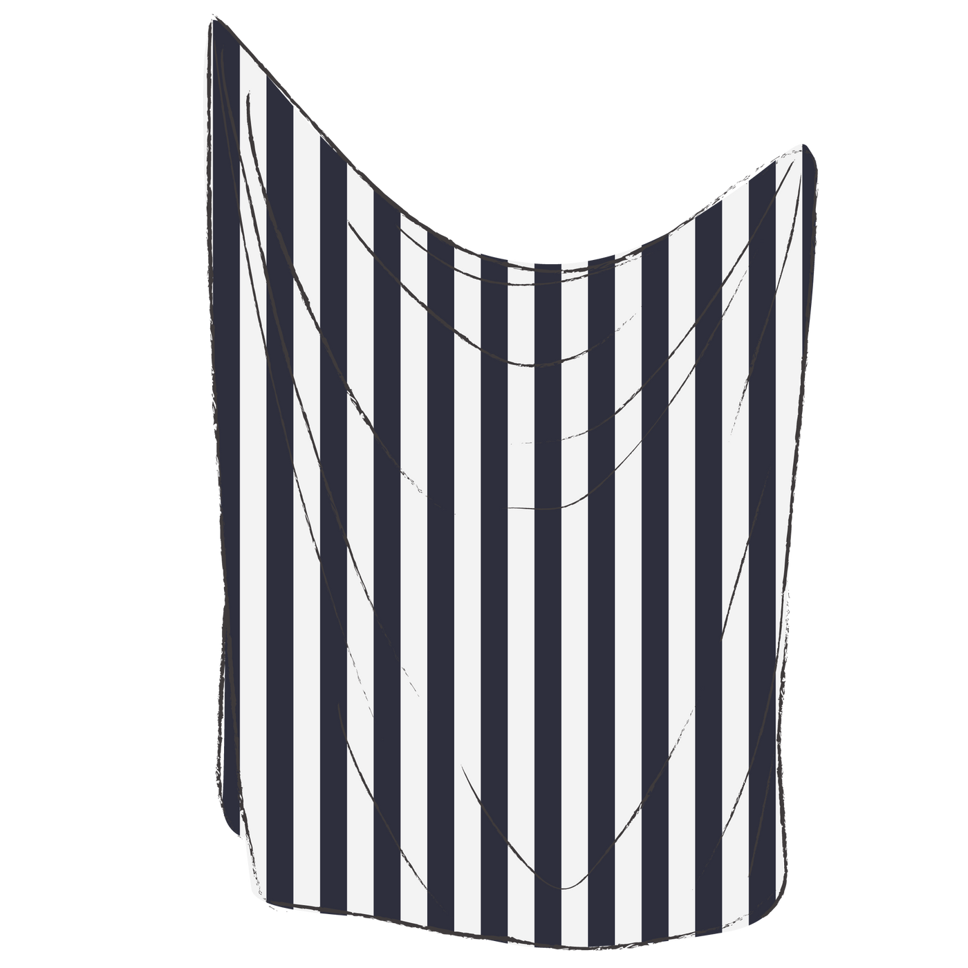 Baby Swaddle - Slate Stripe (5 pack)