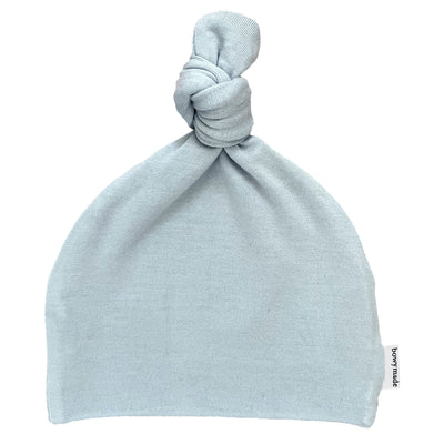 Top Knot Beanie - Sky (12 pack)