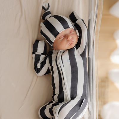 SoftLuv Onesie - Slate Stripe (12 pack)